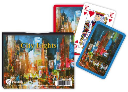 Piatnik 2634 - Kartenspiel Stadtlichter, 2 x 55 Blatt
