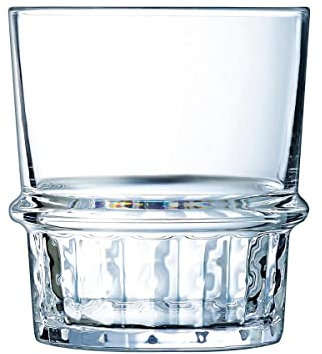 ARC Set 6 Bicchieri in Vetro Temperato New York 38 cl