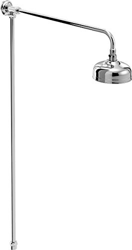 Bristan TRD Rise C Traditionelles Duschset mit starrer Duschstange, Chrom