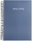 edition cumulus 2025/2026 Dicker Kalender DIN A4 – STORMY BLUE (graublau) - MADE IN GERMANY - Ideal fürs Büro – Spiralbindung – pro Tag eine volle A4 Seite Platz – Aug 25 – Aug 26