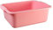 Metakreon Schüssel 11 L mit Griff eckig rosa, blau, metallic grün Allzweckschüssel Plastik Spülschüssel Plastikschüssel Fußwanne Wanne Fußbad (rosa)