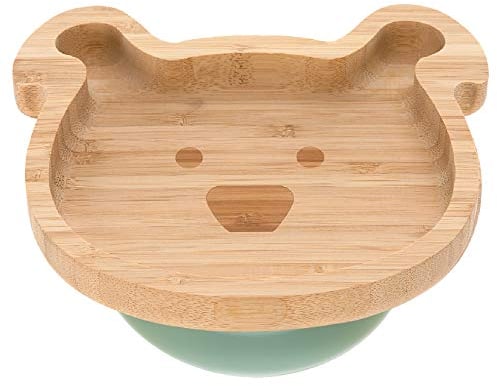 Lässig Plato de bambú/madera Little Chums Dog