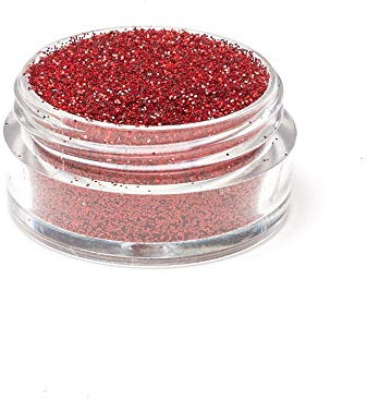 Ultra Fine Glitter/Nail Art Floristry Dust/Wine Glass & Crafting Glitters/Card Making Supplies / 0.008 Pack of Glitter 10g 25g 50g 100g (Red Holographic, Pot)