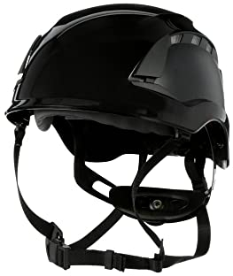3M SecureFit Schutzhelm, X5012VE-CE, schwarz, belüftet, 1000 VAC, CE