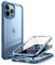i-Blason Ares for iPhone 13 Pro Max Case 6.7 inch [Built-in Screen Protector] [Military-Grade Protection] Full-Body Shockproof Phone Case (Azure)