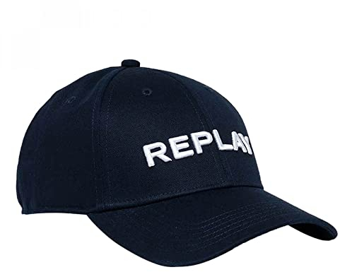 Replay Unisex Baseball Cap mit Logo, Dk Night Blue 507 (Blau), Onesize