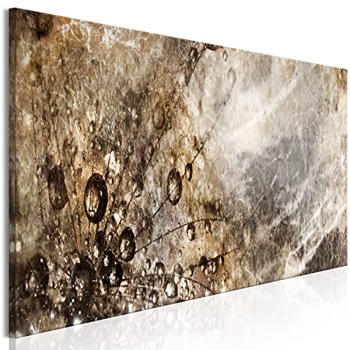 murando - Wandbilder XXL Pusteblume 120x40 cm 1 tlg - Wand Deko Vlies Leinwand Bilder Groß Wanddeko Wohnzimmer Schlafzimmer Kunstdrucke Panoramabild Blumen Löwenzahn Natur wie gemalt
