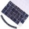 Adwzy 950 Stück Buchstabenperlen Würfel Schwarz 6x6mm Buchstaben A-Z und Herz perlen für Armbänder Schmuck Basteln
