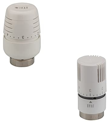Ivar Thermostat-Köpfe 30x1,5 mit eingebauter Steuerung und Flüssigkeitsausdehnung Fühler für direkte Beeinflussung des Volumenstroms im Heizkörper (T 1500)