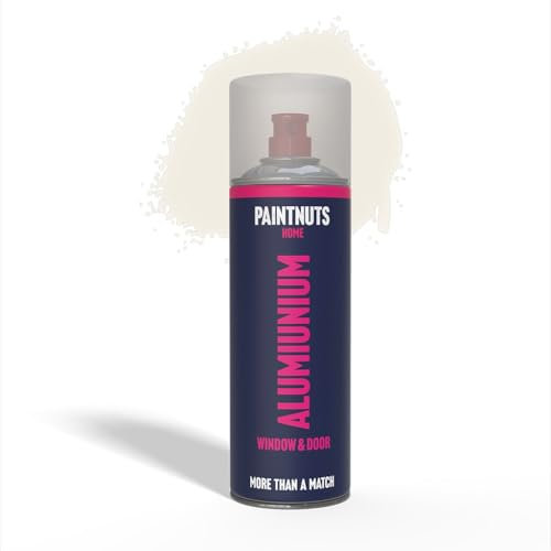 PaintNuts Aluminium Window & Door Paint - RAL-9010 - PURE WHITE Matt 400ml Spray Can