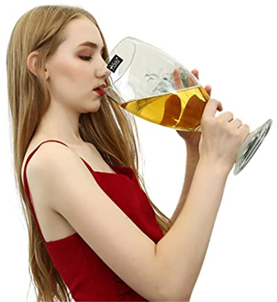 Coppa gigante: un bicchiere versatile per vino, birra e champagne - Scegli tra le dimensioni da 2000/3000/6000 ml