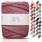 Makromecity Makramee Garn 5mm x 95m Premium Polyester Makramee Schnur Polypropylene Yarn Basteln für Wandbehänge Umhängetasche Handtasche Runner Schnullerkette Platzteller (Staubige Rose)
