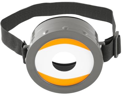 TANTAKO Erwachsene Halloween Brille mit verstellbarem Band für Charakter Cosplay Kostüm (Gelb one eye)