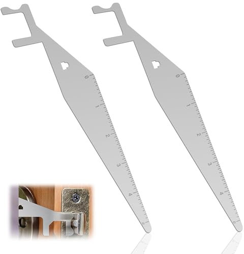2 Stück Feuerwehrwerkzeuge, Lockpicking-Feuerwerkzeug, Edelstahl Firefighter Tools, Mehrzweck-Hebelwerkzeug, für Feuerwehrleute,Ersthelfer,Polizisten Manuelle Werkzeuge, Silber