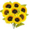 Künstliche Sonnenblumen, 8 Stücke Kunstblumen Sunflowers 30cm, Seidenblumen Sonnenblume Deko für Blumenarrangement Hochzeitsstrauß Tischdekoration Zuhause Garten Party-Dekoration