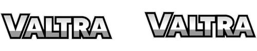 2x Traktor Aufkleber - Passend für Valtra, 14 x 3,5 cm - Ideal für Landwirte & Bauern, Trecker, Bulldog, wetterfest & langlebig