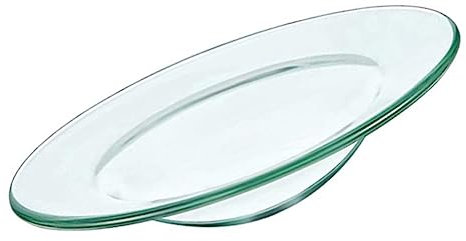 IMIKEYA Piattino in vetro per olio di cera decorativo per sostituire rotti