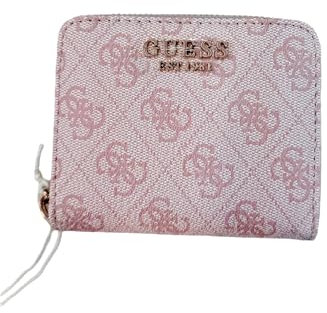 GUESS Laurel Zip Around Wallet S Dusty Rose Logo