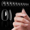 KEYRI 600 Stück Kurze Ovale Nagelspitzen Vollständige Abdeckung Nägel Tips für Nail-Art-Maniküre und DIY-Nagelstudio Acryl kunstnägel Zum Aufkleben Künstliche Fingernägel für Frauen 10 Größen