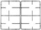Franza - Kit 2 griglie per Atlantic Candy ATBGH51X - 37017442-37017445 per cucina piano cottura - P2004/KIT - Prodotto originale