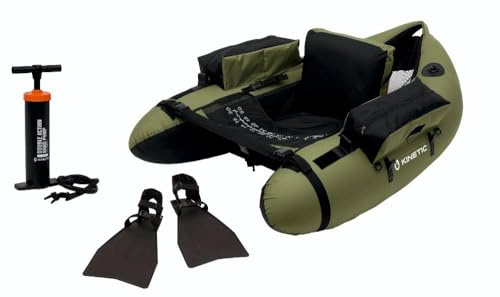 Kinetic Fish Hunter Float Tube Combo, Belly Boat für Angler, 6 kg, Süßwasser geeignet