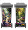 ANATTASOUL 2 Sheets Wheelie Bin Stickers Decorative Garden Path Waterproof Dustbin Decor, 14.9x 32.2 Adhesive Large Decal for Bins, Fridge, Wall Outdoor, Indoor Decoration