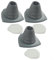 Filtros de repuesto para aspiradoras Eureka NES215A, NES210, NES212, se adapta a N0101 y N0102, esenciales para aire de respiración limpia (paquete de 6)