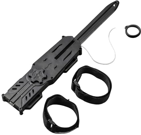 Plastic Retractable Catapult Sw-ord,Extendable Swo-rd for Role Play,Pop Out Arm Sw-ord,Role Play Toy Swo-rd,Telescopic Catapult Swo-rd,Wrist Mounted Toy Swor-d,Pull Back and Release Swor-d(Black)