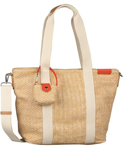 TOM TAILOR Vanya Women's Shopper Shoulder Bag Zip Large Beige