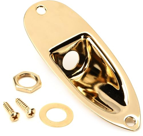 Fender Guitar Jack Plate Gold