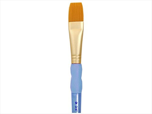 Royal & Langnickel ROYR9700-34 CC Brush Bulk Gold Taklon Wash 0.75 in., Pack Of 3