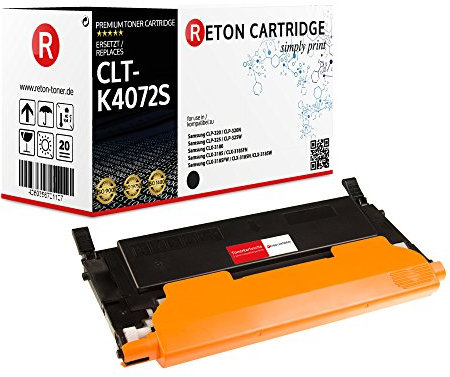 Reton Toner kompatibel mit CLT-K4072S für Samsung CLP-320 CLP-320N CLP-325 CLP-325W Samsung CLX-3180 Samsung CLX-3185 CLX-3185FN CLX-3185FW CLX-3185N CLX-3185W