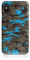 Tirita Hard Phone Case/Cover compatible with iPhone Xr Camouflage Camo Pattern [07 - Turquoise Blue]
