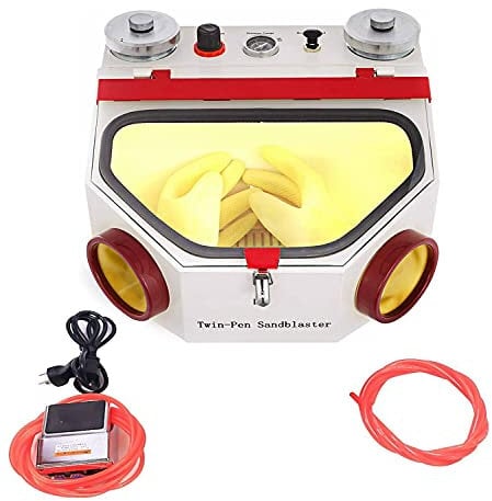 BONEW Double-Pen Fine Sand Blasting Machine Dental Lab Sandblaster