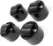 Design61 Stollenrollen Möbel-Gleitrolle 4er Set Gleitrolle Möbelrollen Möbel Rolle mit Harter Lauffläche