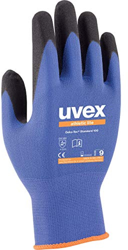 Uvex Athletic Lite Montagehandschuhe - 1 Paar Mechaniker Arbeitshandschuhe 10/XL