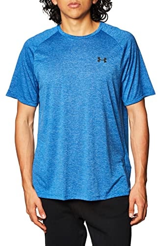 Under Armour Herren 2.0 SS Tee T-Shirt, Tech Blue/Schwarz (432), M