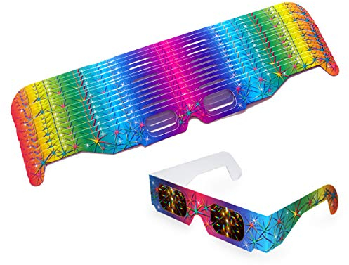 16 Stück original Multispektral Brille Regenbogen