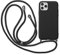 Yoedge Coque Collier pour OnePlus 9 Pro Cordon Silicone Motif Dessin, Etui Housse avec Cordon Réglable Téléphone Lanyard Case pour OnePlus 9 Pro 6,7 Antichoc Collier Cover, Noir