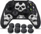 YoRHa Talla Láser Silicona Piel Skin para Mando Xbox Series X/S x 1 (Blanco) con Agarres para el Pulgar Thumb Grips x 8
