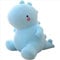 Niedliches Dinosaurier-Plüschtier, Kawaii-Plüschtierpuppen, Plüschtiere, Dino Umarmungskissen, weich, Geburtstagsgeschenk für Kinder, Mädchen, Jungen (blau)