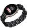 22mm Metall Armbänder Kompatibel mit Amazfit GTR 2 / GTR 2e / GTR 47mm / Amazfit GTR 3 / GTR3 Pro Armband Für Frauen Damen Leder Edel Luxus Ersatzband Uhrenarmband (Schwarz1)