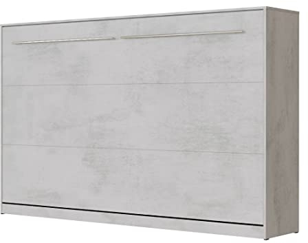 SMARTBett Schrankbett Standard 90x200 120x200 140x200 160x200 Bettschrank Wandbett Beton 120 Horizontal