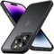 Anqrp Designed for iPhone 14 Pro Max Case, [Military Shockproof] Super Soft Silicone Slim Translucent Matte Protective Phone Cover, Compatible with iPhone 14 Pro Max 6.7, Black
