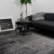 Consilio Concept 160 x 230 Teppich Wohnzimmer Anthrazit luxuriös Viskose Seidenglanz moderner Wohnzimmerteppich weich Soft Luxus Zertifiziert Made in Germany Design Manufaktur Markenteppich Oeko TEX