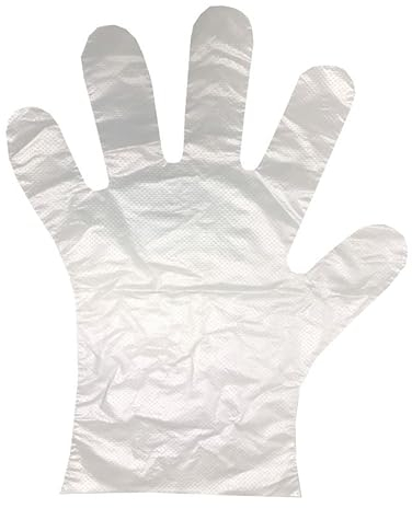 BSSTORE Einweghandschuhe aus Polyethylen, 100 Stück für Lebensmittel, DIY, Kraftstoffspender