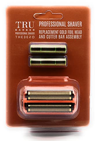 TRU BARBER - Ersatz-Folienscherkopf für TRU BARBER THEBERO 10.000 RPM Profi-Rasierer, THEBERO Folie, Profi-Rasierer für Friseure und Barbiere.