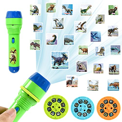 Proyector De Linterna Infantil Con Diapositivas - Lámpara Educativa Para Cuentos y Aprendizaje
