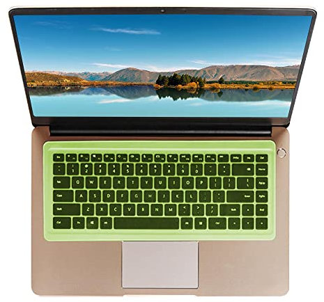 SDTEK Keyboard Protector Skin Silicone Cover Film Universal Compatible with 15-17 inch Laptop, Notebook, Netbook, Chromebook (Green)