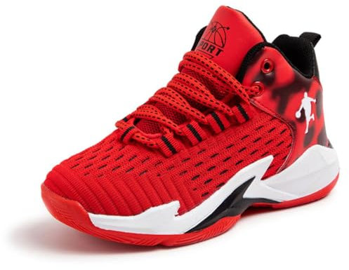 CZHIHANEG Zapatos de Baloncesto para Niños - Zapatos Deportivos Cerrados